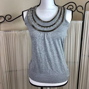 Michael Michael Kors Silver Embellished Top